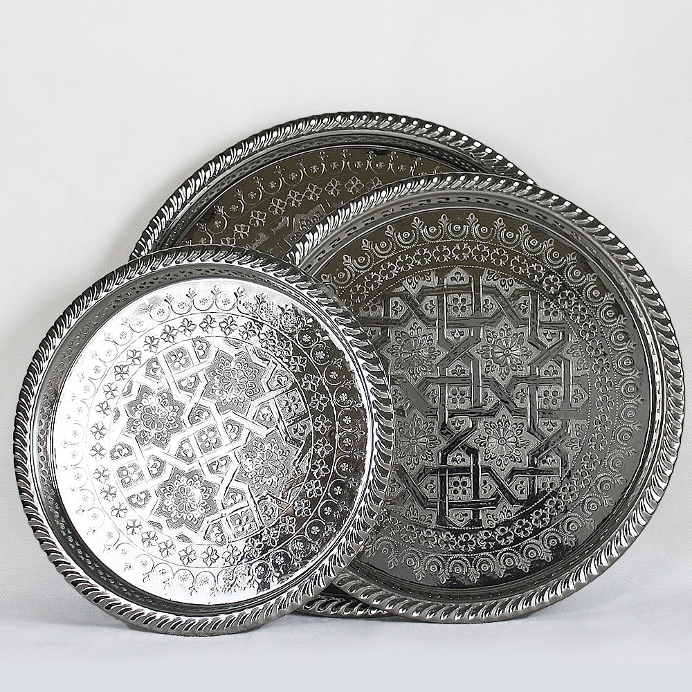Plateau à thé Marocain classique Rond