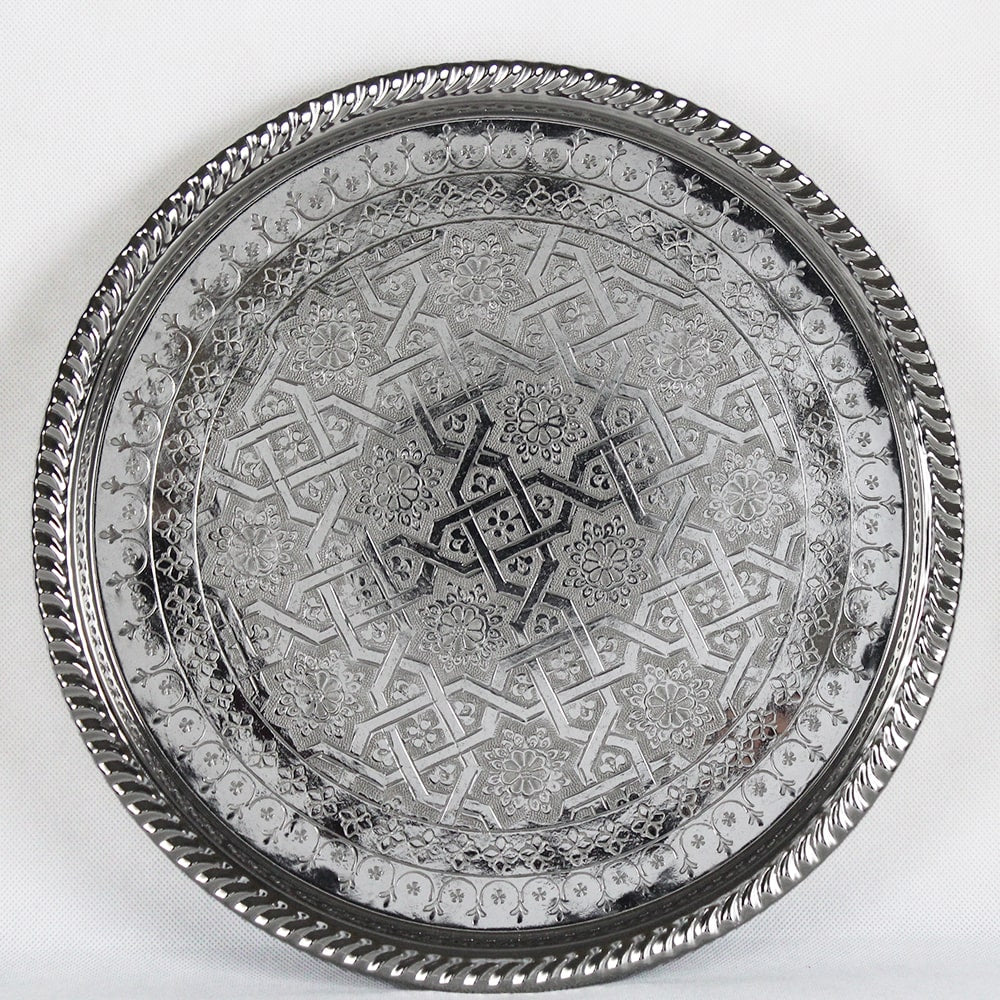 Plateau à thé Marocain classique Rond