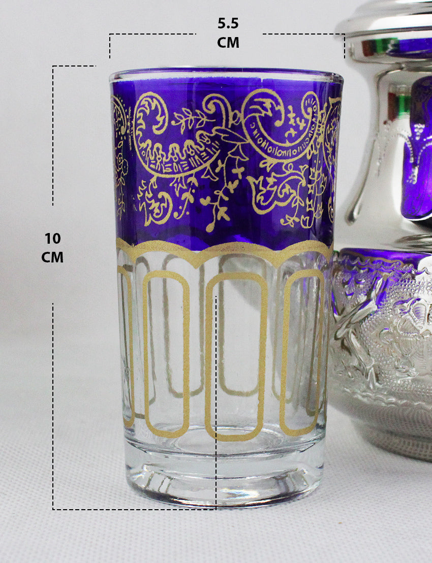 Lot de 6 Verres à thé Crystal