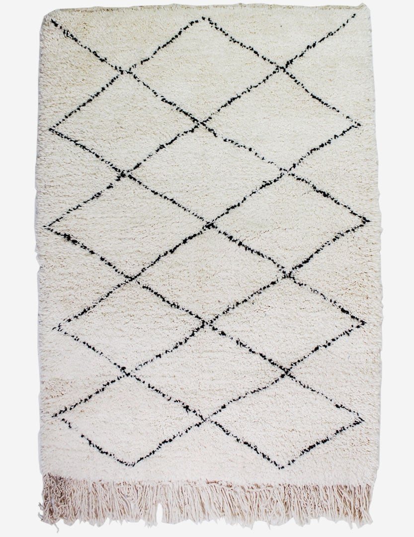 Tapis Beni Ouarain 100% laine