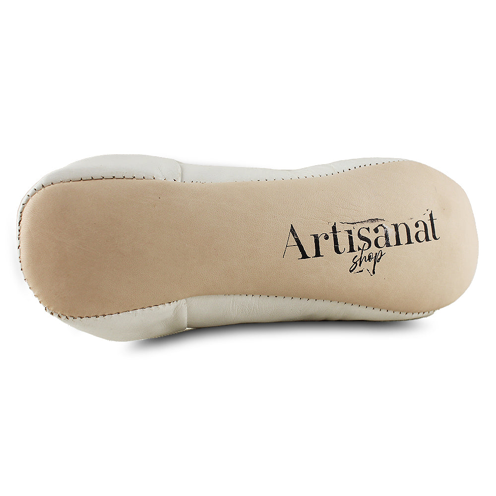 Babouche chausson en paillette Blanche