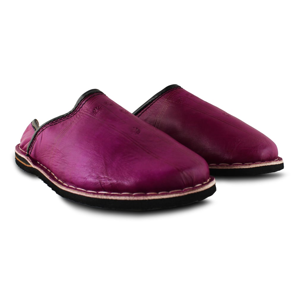 Leather Slippers Babouche Tout Terrain Babouche Berbère Mule