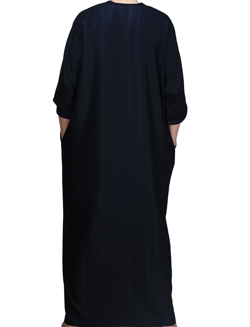 Gandoura Atlas noir Medjoul