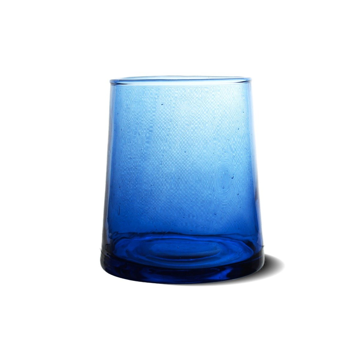 6 Goblets verre Beldi Bleu