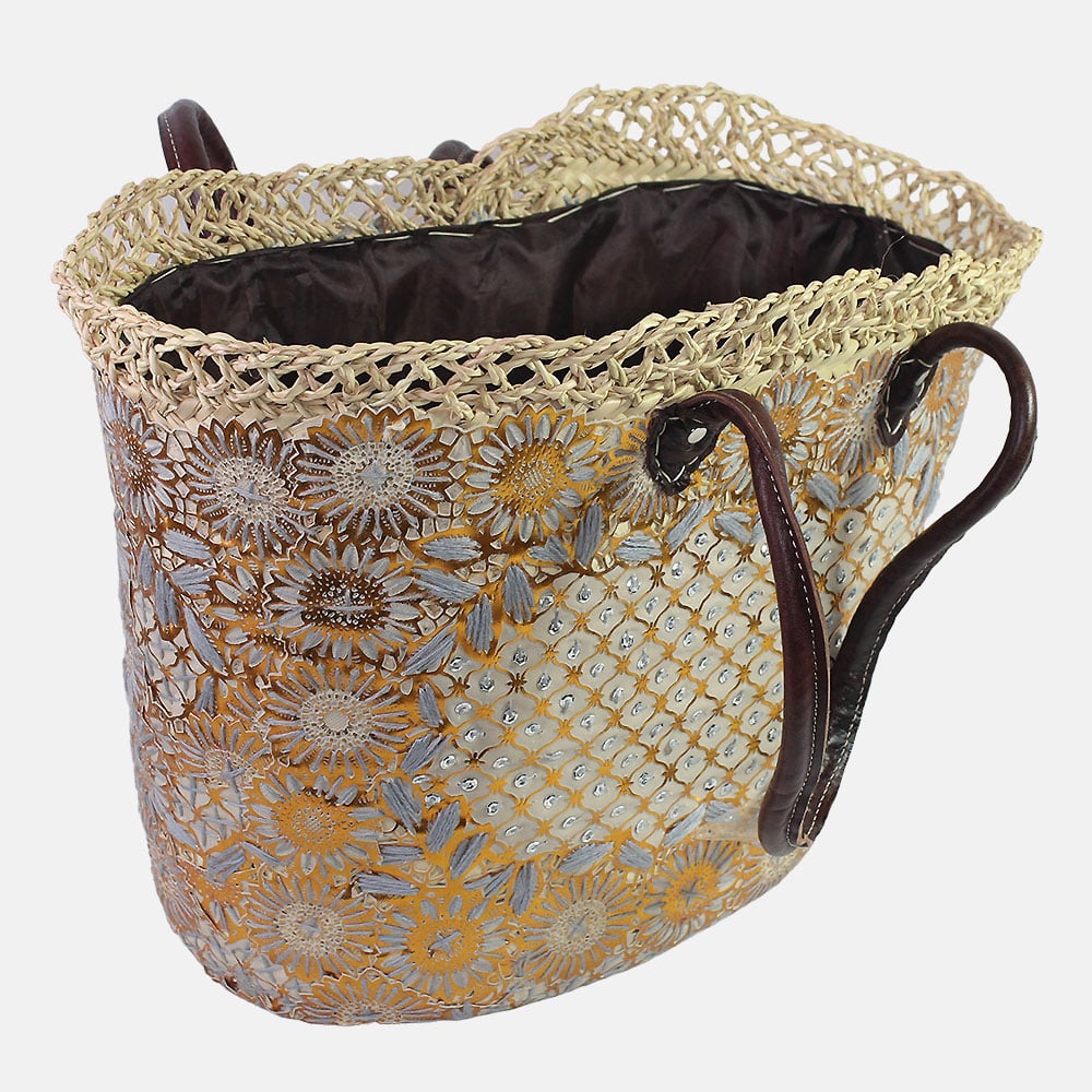 Panier d'osier Cendré