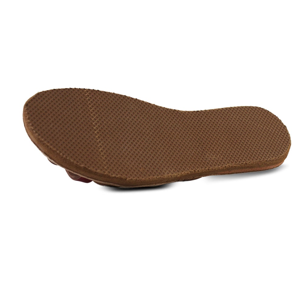 Sandales multicolores en cuir