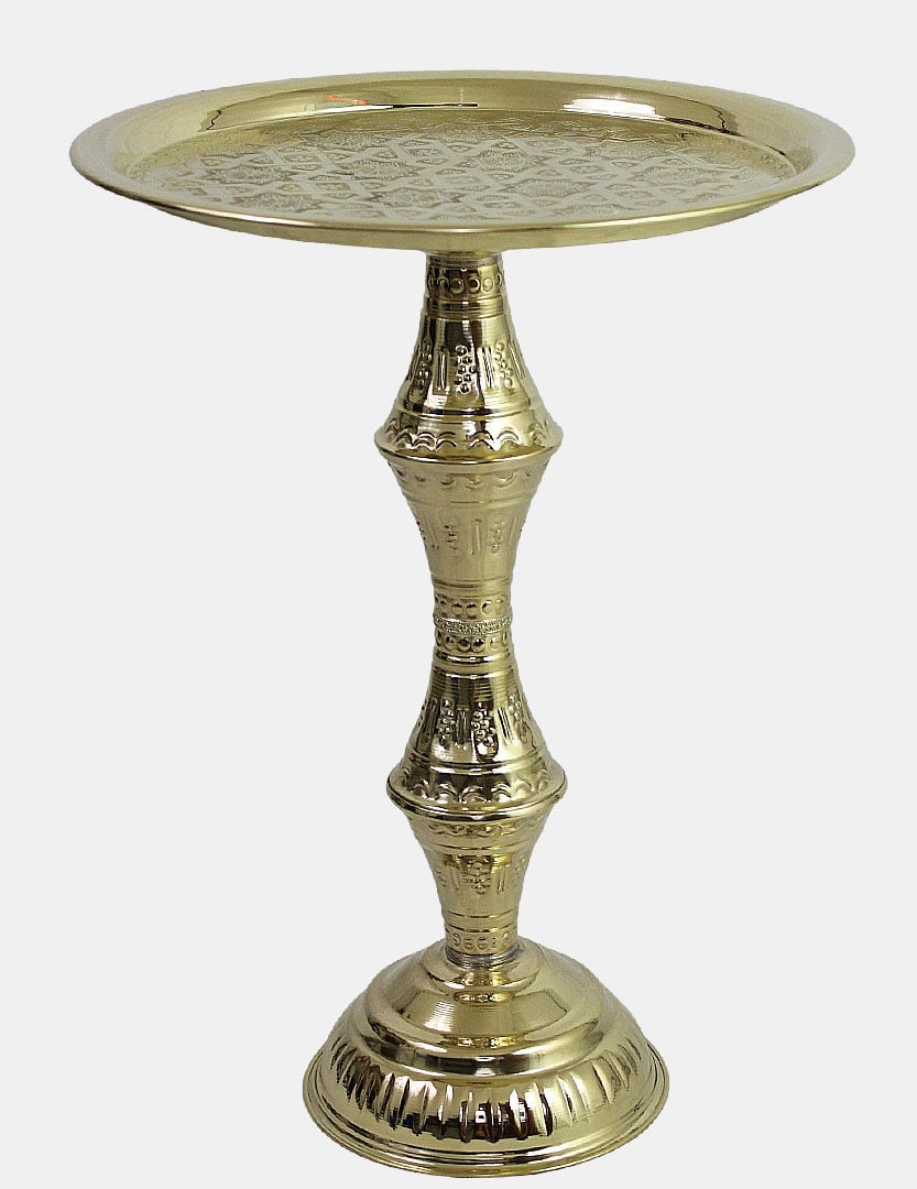 Table à thé métallique