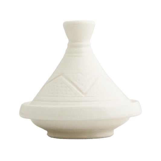 Tajine gravé Blanc