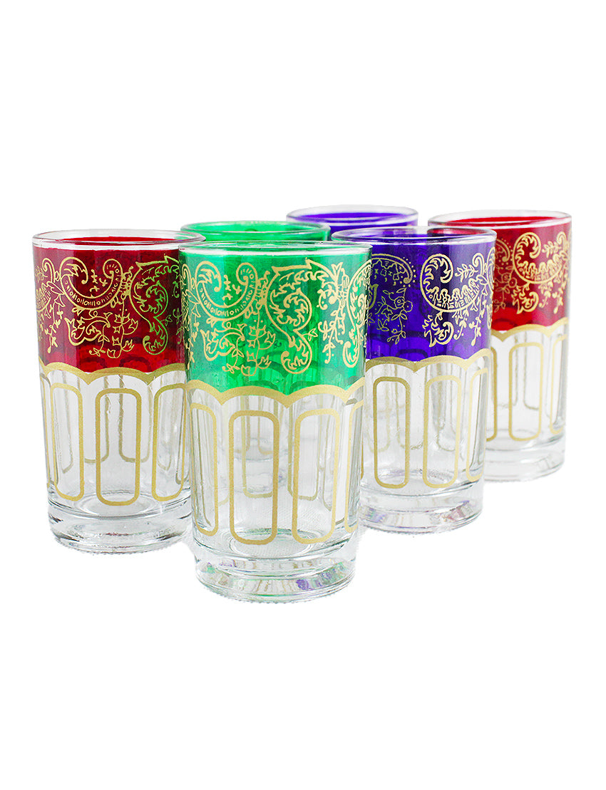Lot de 6 Verres à thé Crystal