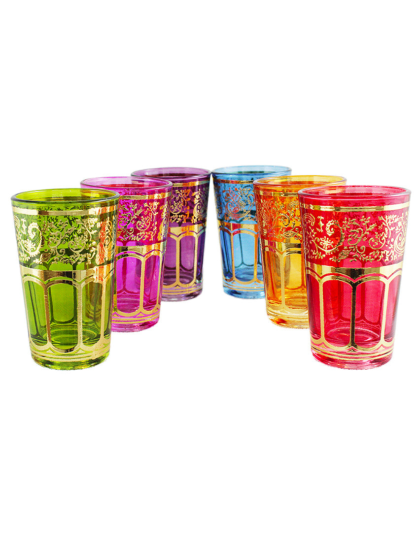6 verres à thé Marocain classiques