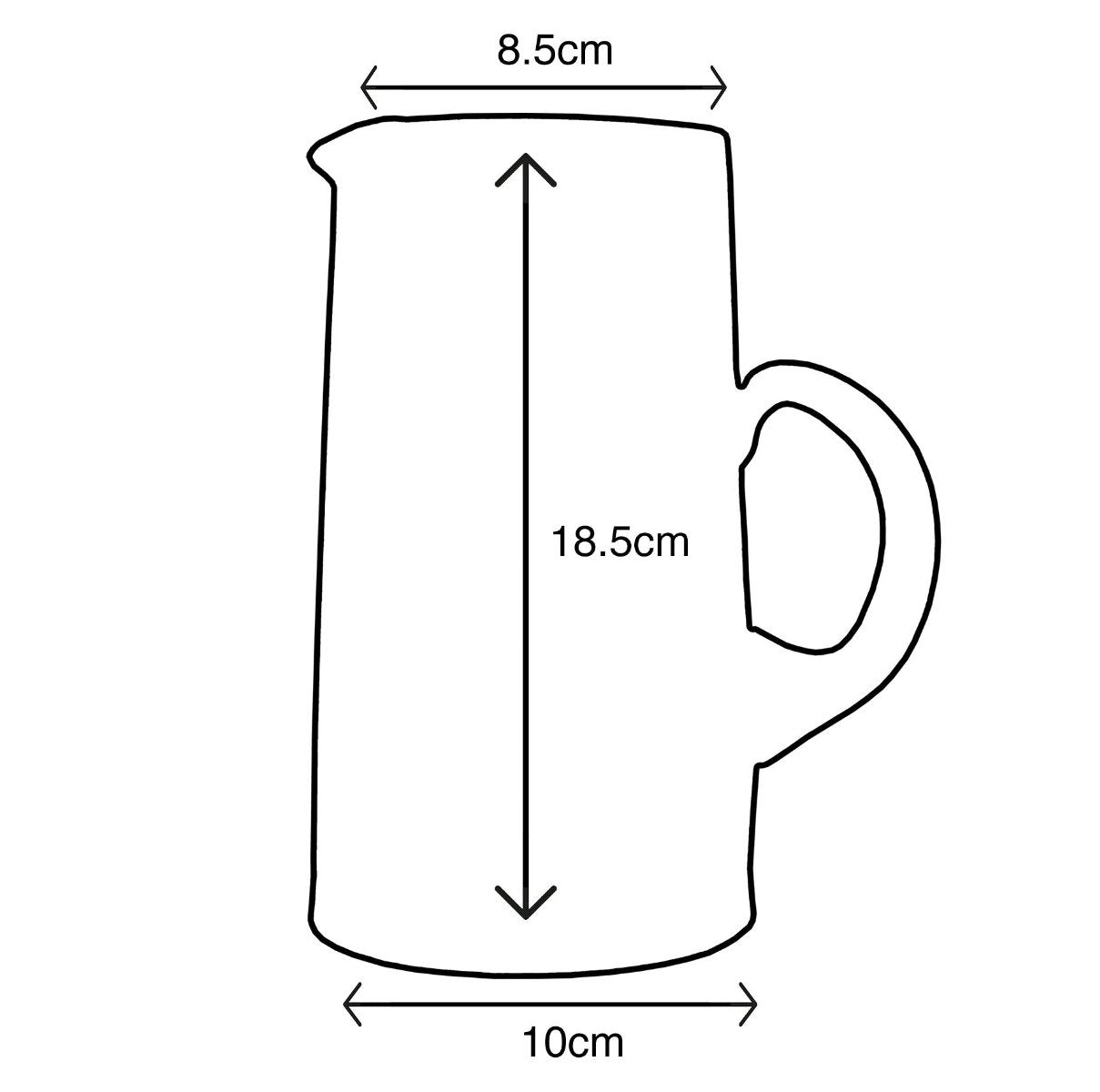 Carafe Verre Beldi transparent