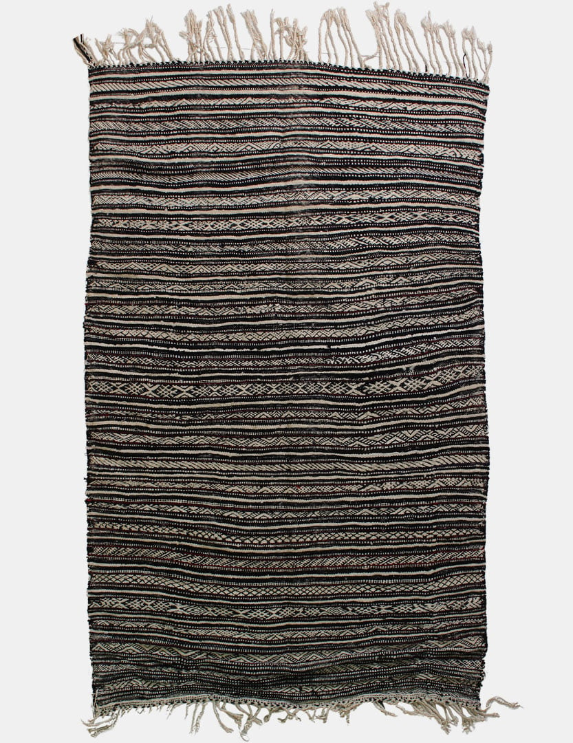 Tapis Sahraoui Laine Sombre