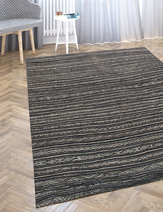 Tapis Sahraoui Laine Sombre