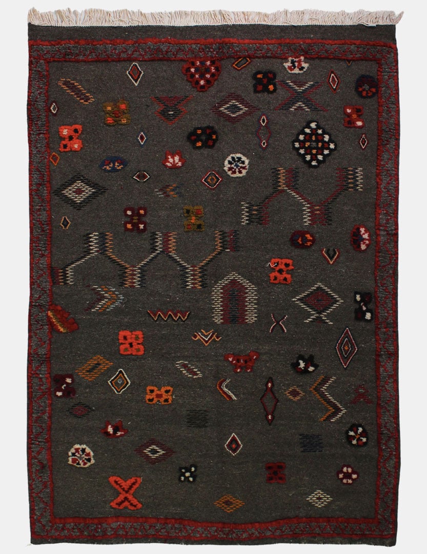 Saharan Rug Grey Wool