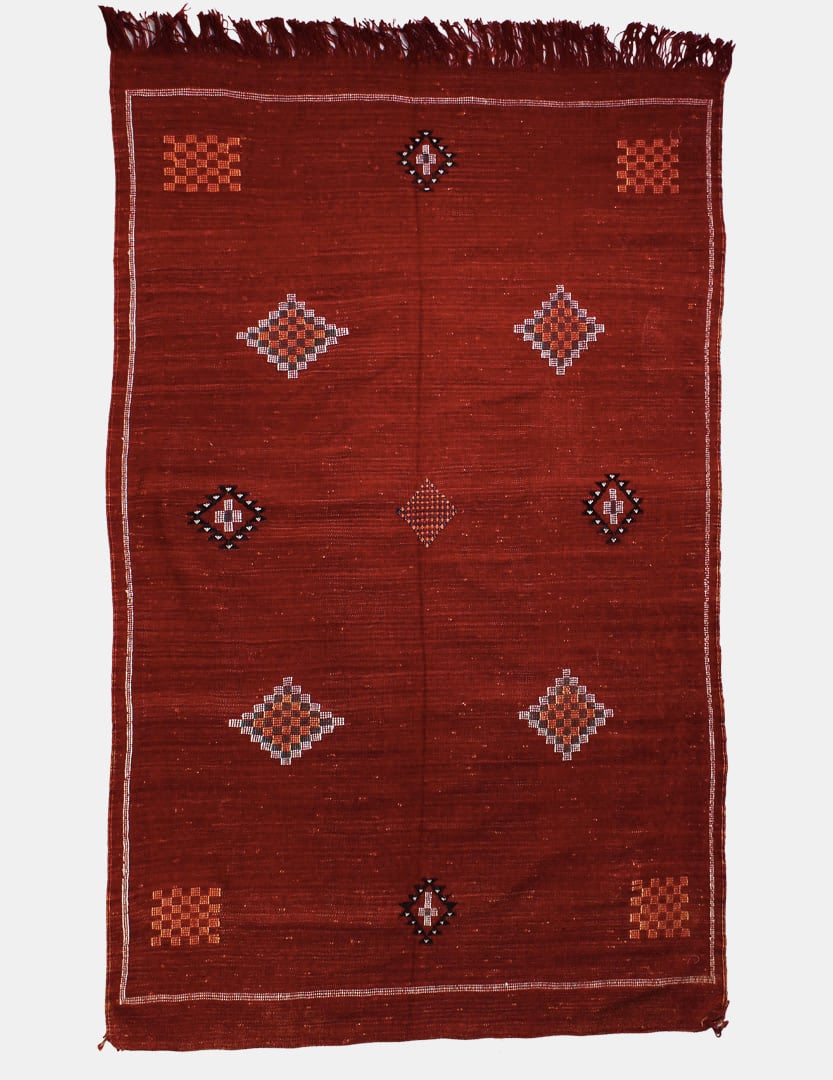 Berber Sabra Red Rug - Bejaâd