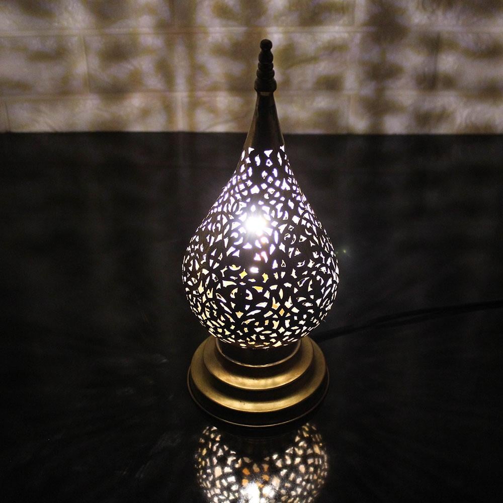 Lampe électrique traditionnelle en cuivre