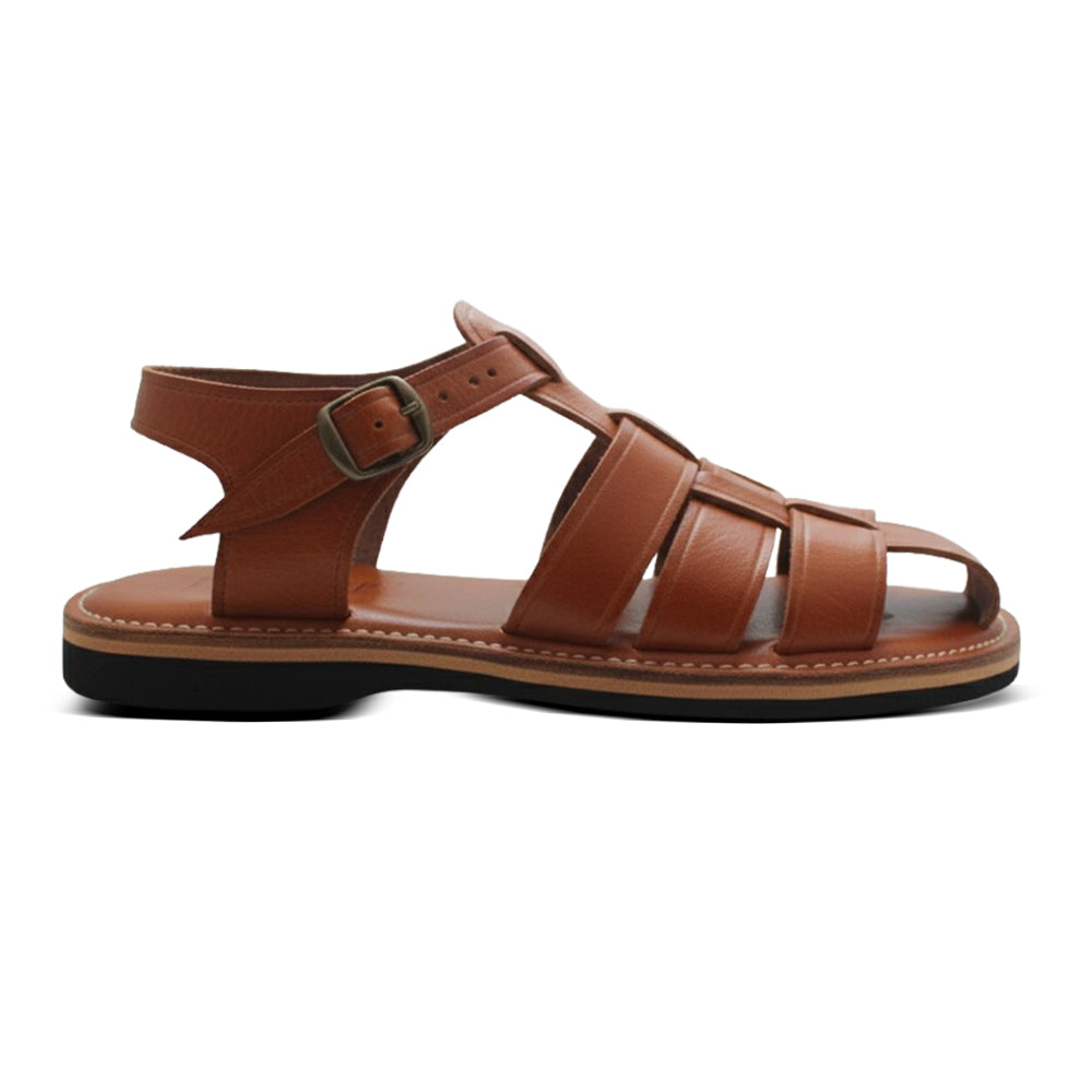 Sandale Quemado Marron Cognac