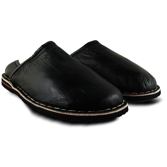 Babouche Berbère mule Noir homme