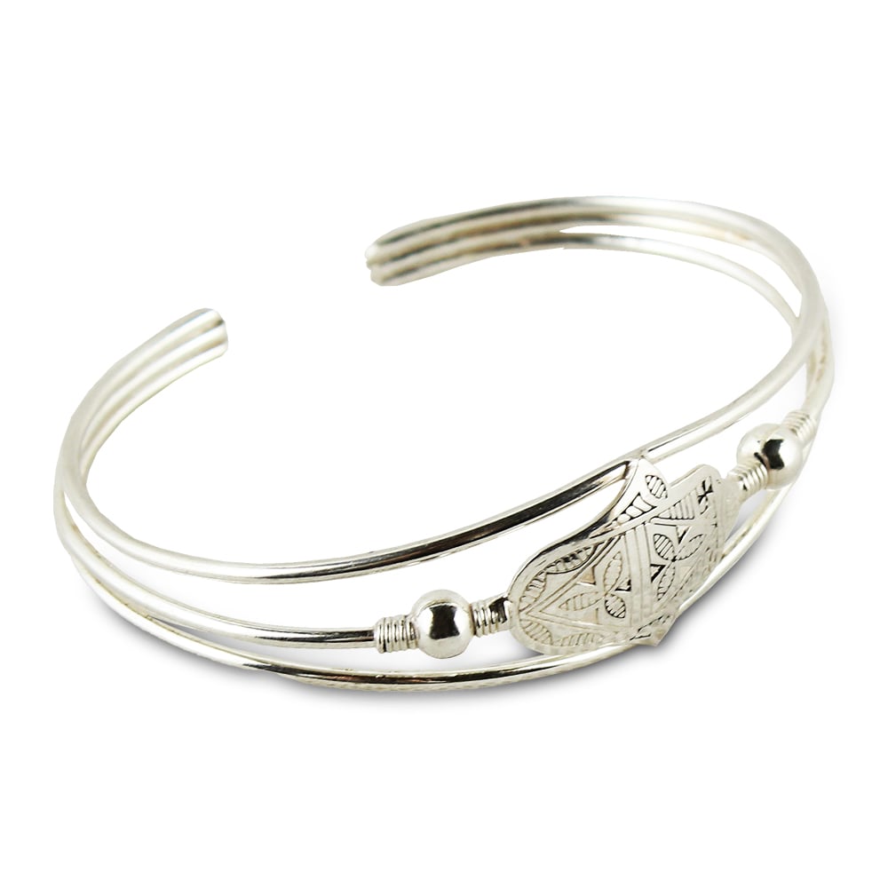 Bracelet berbère argent 800 Fatima