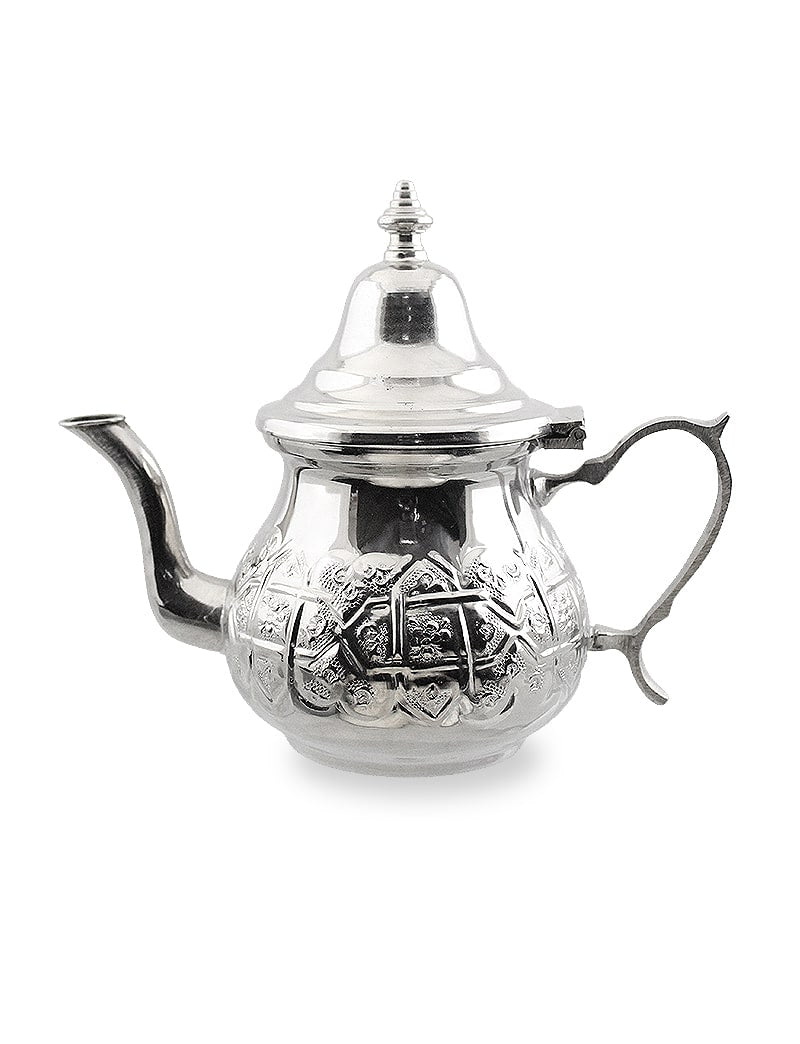 Small Moroccan stainless steel teapot 40cl