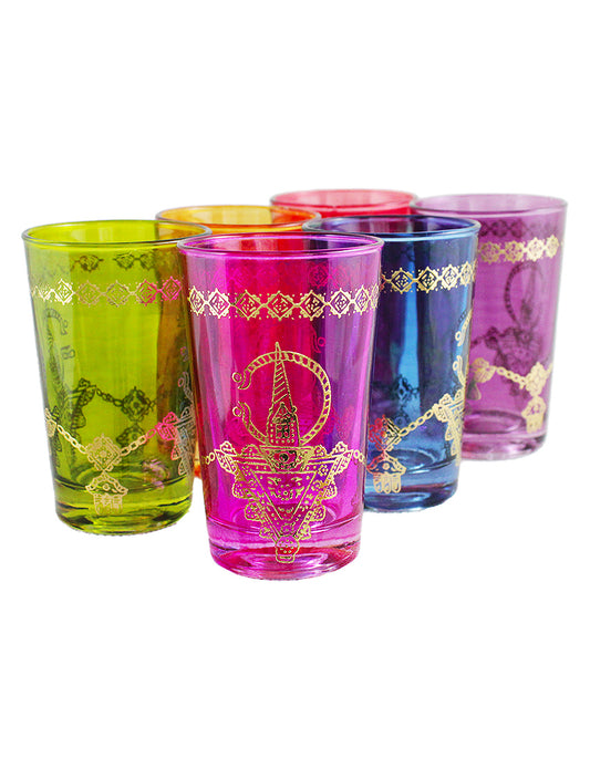 Lot de 6 Verres à thé Marocain typiques