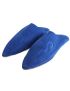 Royal blue suede slippers