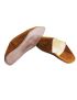 Tobacco-brown suede men's slippers