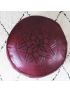 Fez Classic Leather Ottoman red carmin