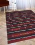 Red wool Berber carpet Bejaâd