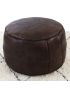 Fez Classic Leather Ottoman brown