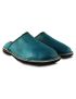 Berber slippers turquoise mule