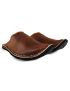Aladdin brown leather slippers