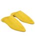 Classic yellow leather slipper