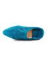 Turquoise Suede slippers